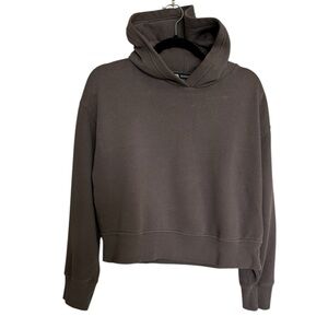 ZARA Cozy Brown Hoodie Sweater